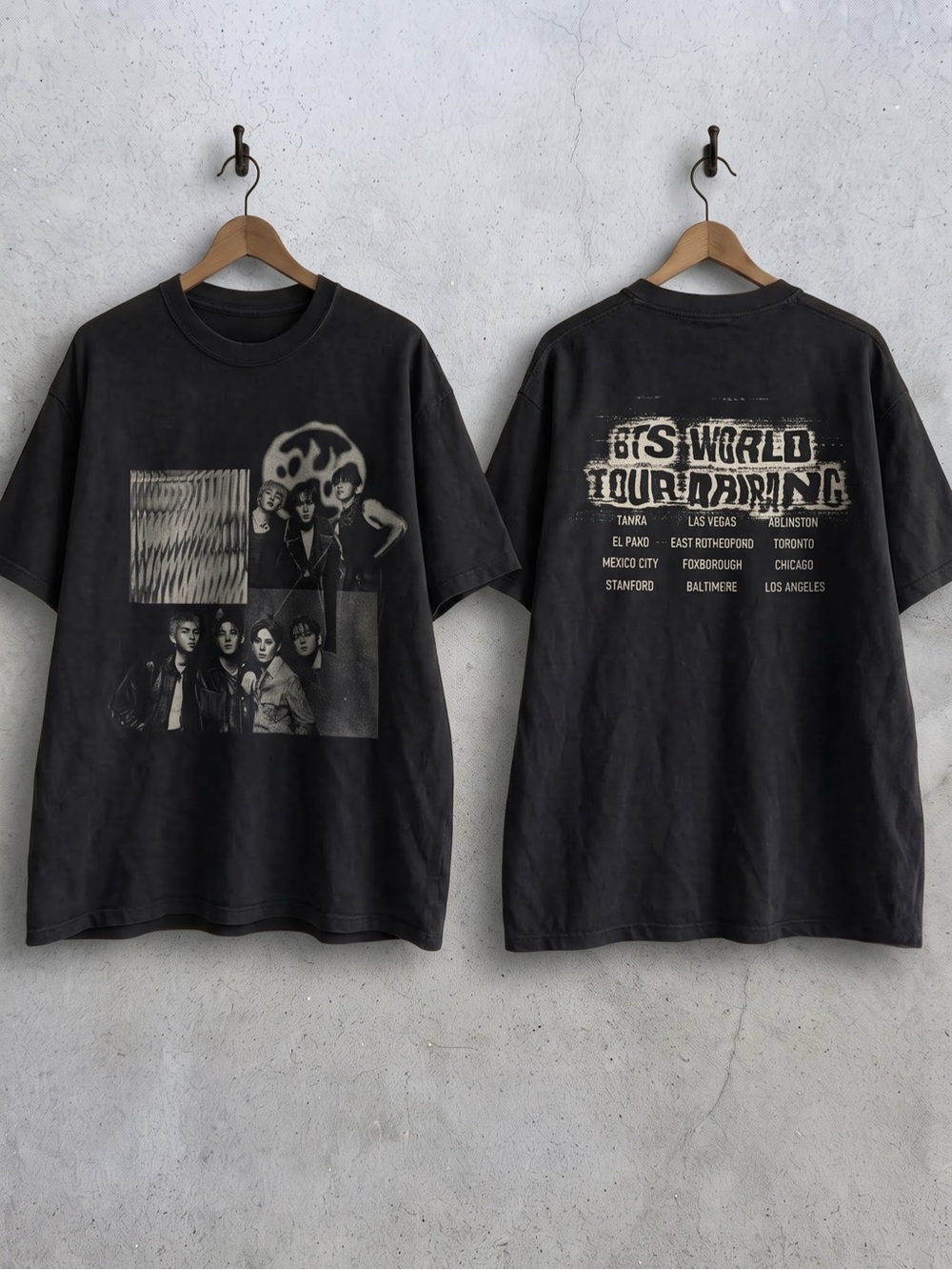 BTS Arirang World Tour Photo Graphic Tee -
Gildan 5000